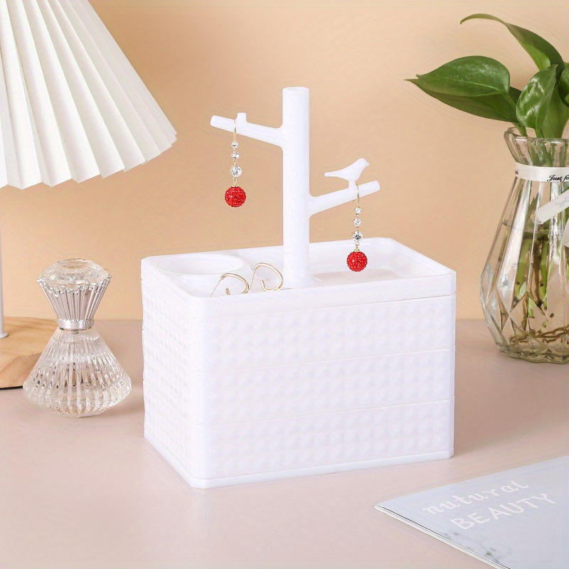 Desktop Cosmetics Jewelry Storage Box